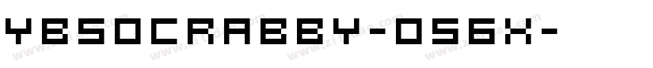 Ybsocrabby-o56x字体转换