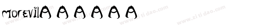 morevil字体转换
