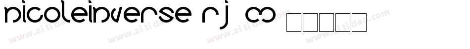 NicoleInverse-Rj6M字体转换