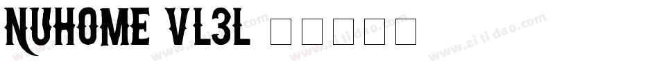 NuHome-vL3L字体转换