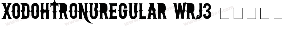 XodohtroNuRegular-wrJ3字体转换