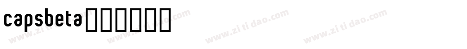CapsBeta字体转换