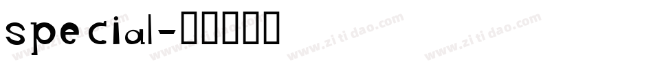 special字体转换