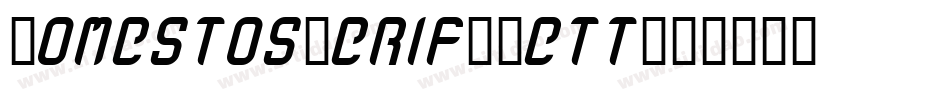 DomestosSerif-Fett字体转换