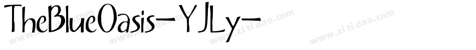 TheBlueOasis-YJLy字体转换