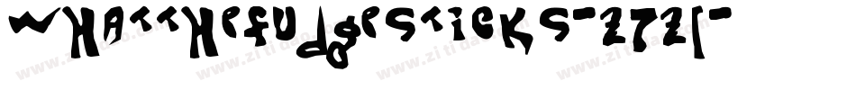 WhatTheFudgesticks-z7zl字体转换 WhatTheFudgesticks-z7zl字体转换