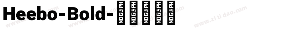 Heebo-Bold字体转换