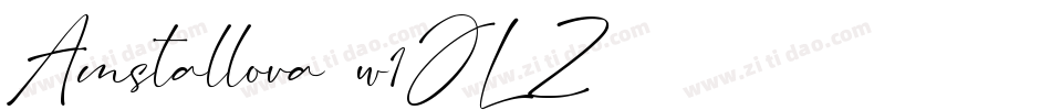 Amstallova-w1JLZ字体转换
