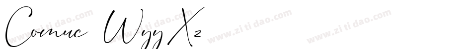 Comuc-WyyXz字体转换