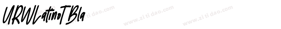 URWLatinoTBla字体转换