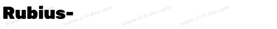 Rubius字体转换