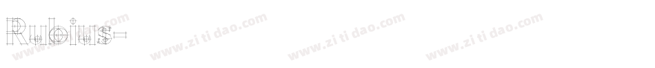 Rubius字体转换