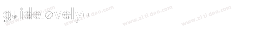 guidelovely字体转换