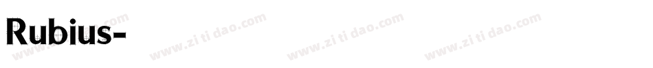 Rubius字体转换