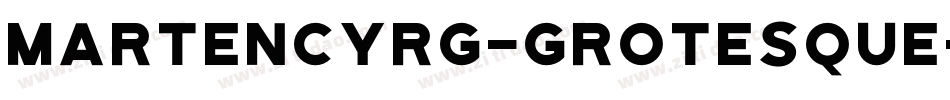 MartenCyrG-Grotesque字体转换