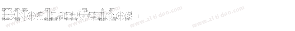 DNealianGuides字体转换
