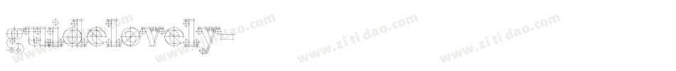 guidelovely字体转换