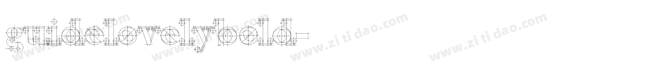 guidelovelybold字体转换