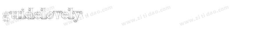 guidelovely字体转换