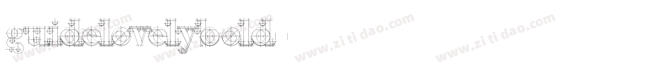 guidelovelybold字体转换