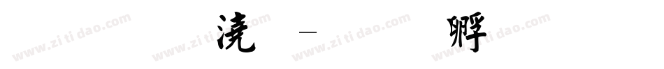 金梅格子字体转换