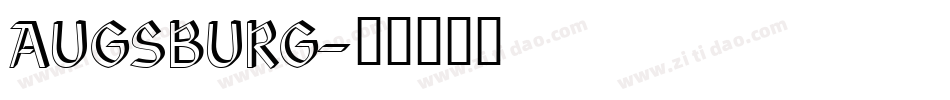 AUGSBURG字体转换