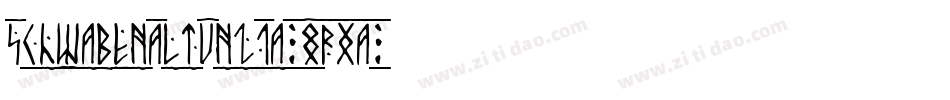 SchwabenAltUnz1a-8RXA字体转换