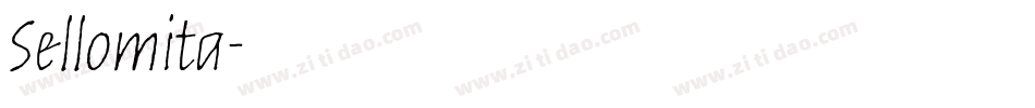 Sellomita字体转换