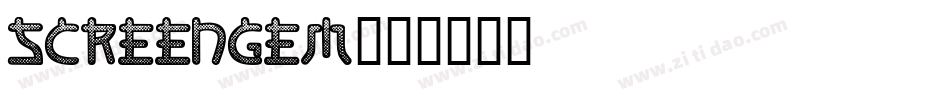 Screengem字体转换