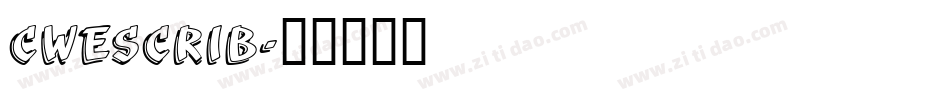 CWESCRIB字体转换