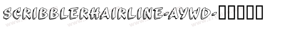 ScribblerHairline-AYwD字体转换