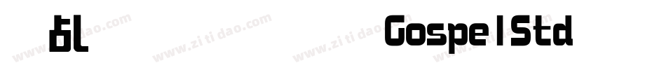 日係綜藝體GospelStd生成器字体转换