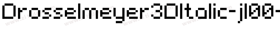 Drosselmeyer3DItalic-jl00字体转换