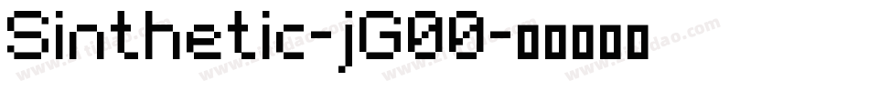Sinthetic-jG00字体转换