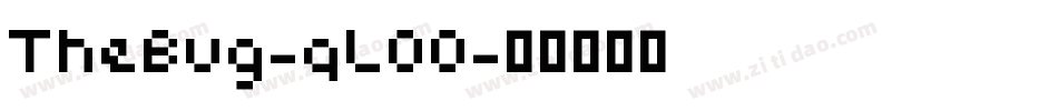 TheBug-qL00字体转换