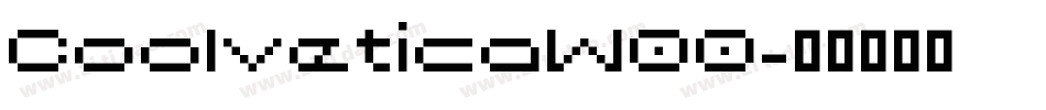 CoolveticaW00字体转换