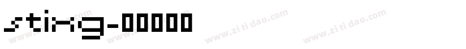 stixg字体转换