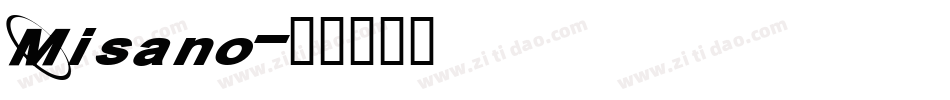 Misano字体转换