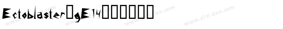 Ectoblaster-gE14字体转换