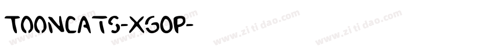 ToonCats-XgOP字体转换
