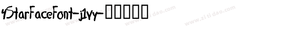 4StarFaceFont-j1vy字体转换