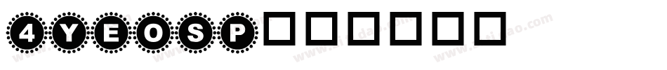 4YEOSP字体转换
