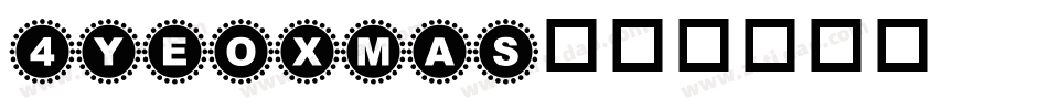 4YEOXMAS字体转换