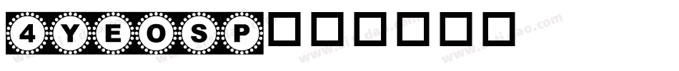 4YEOSP字体转换