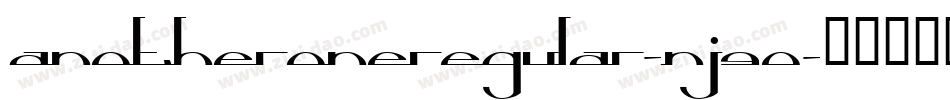 AnotherOneRegular-nJ90字体转换