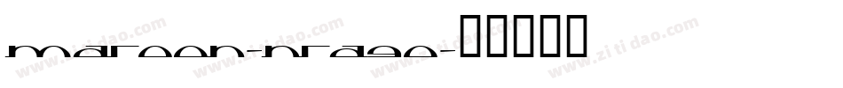 Maroon-nRA90字体转换