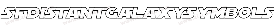 SfDistantGalaxySymbols-aylE字体转换