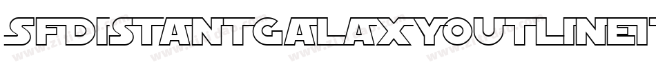 SfDistantGalaxyOutlineItalic-4yA4字体转换