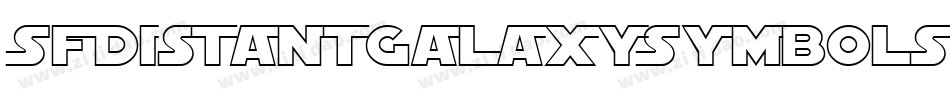 SfDistantGalaxySymbols-aylE字体转换