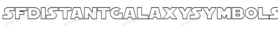 SfDistantGalaxySymbols-aylE字体转换